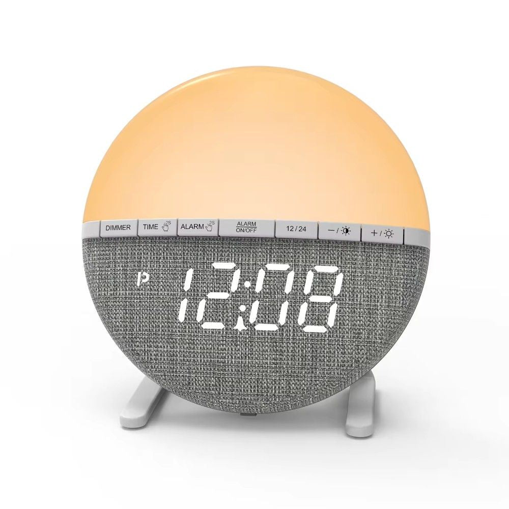 Sunrise Simulation Wake-Up Light Alarm Clock - Natural Dawn & Dusk Light Therapy for Better Sleep & Gentle Awakening - JM Variety Store